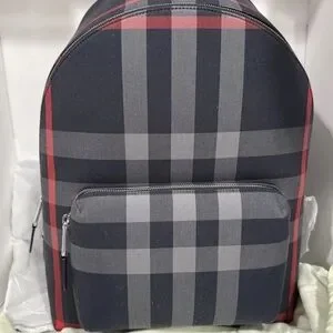 Burberry | Bags | Burberry Black And Red Plaid Backpack  display picture 3